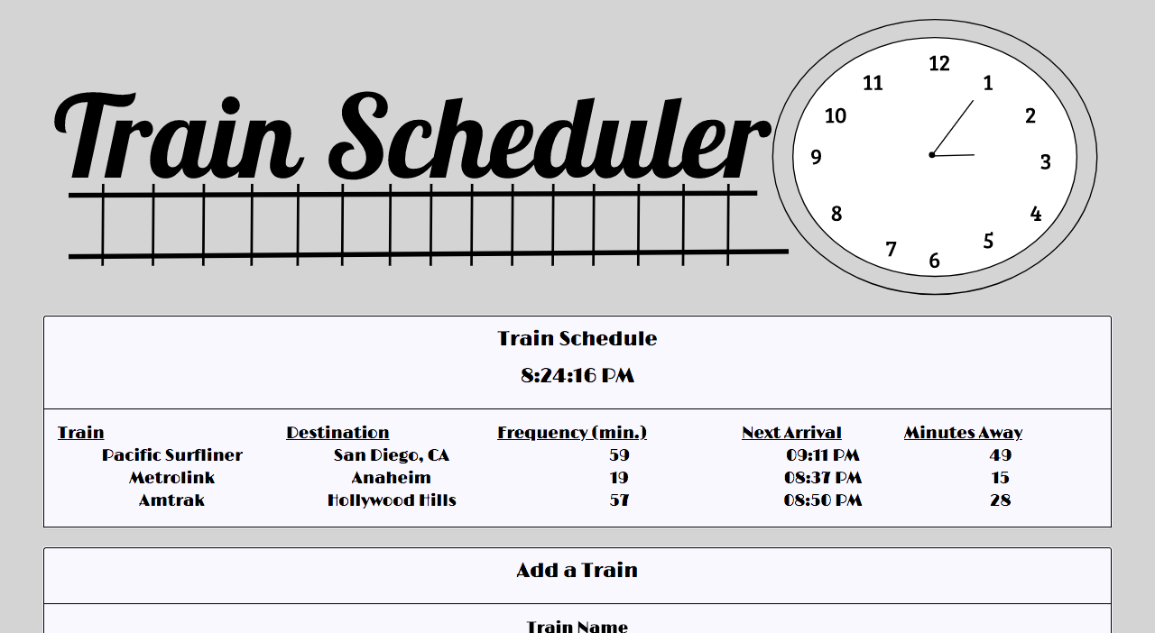 TrainScheduler